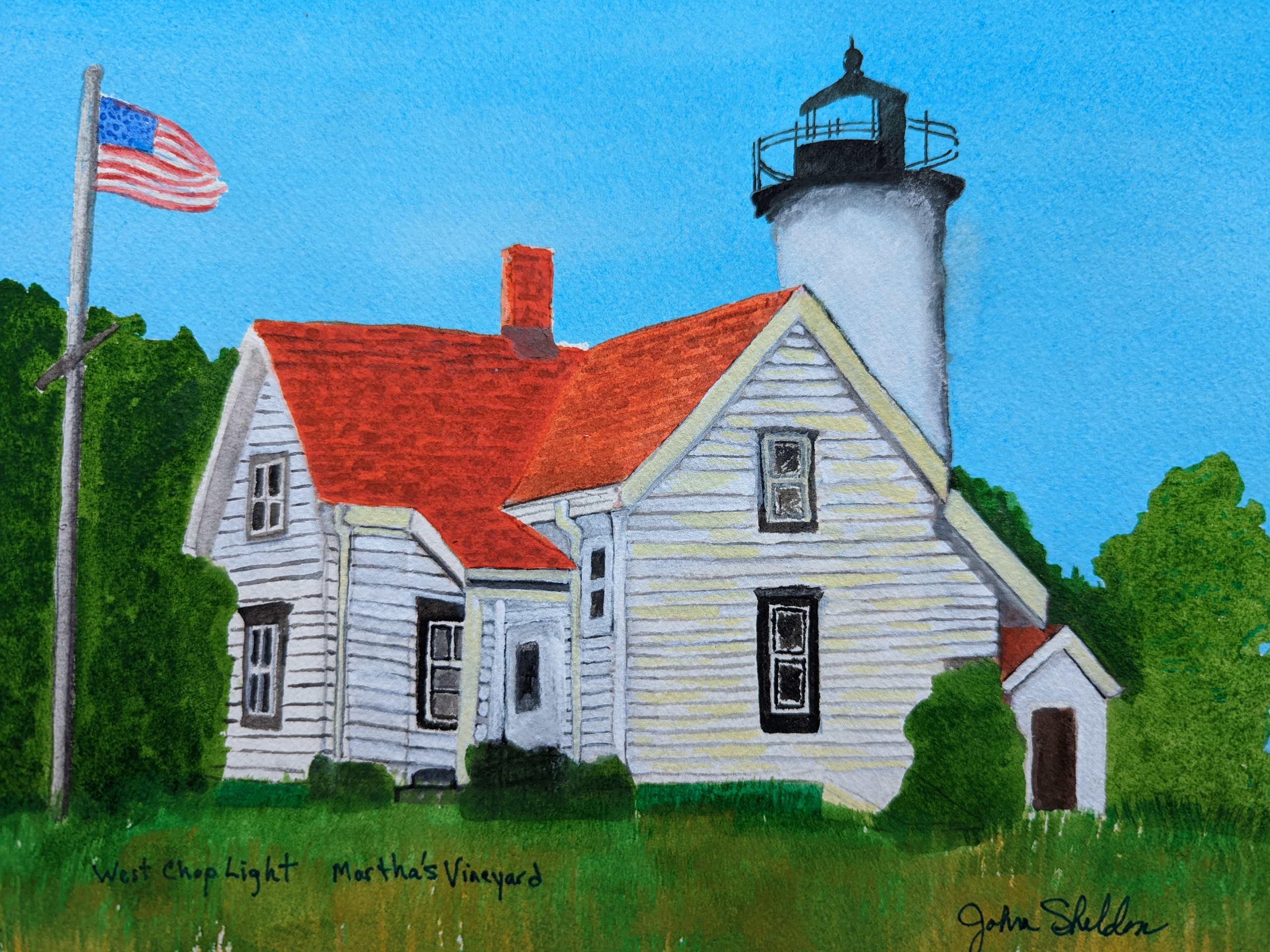 West Chop Light, Marthas Vineyard, MA